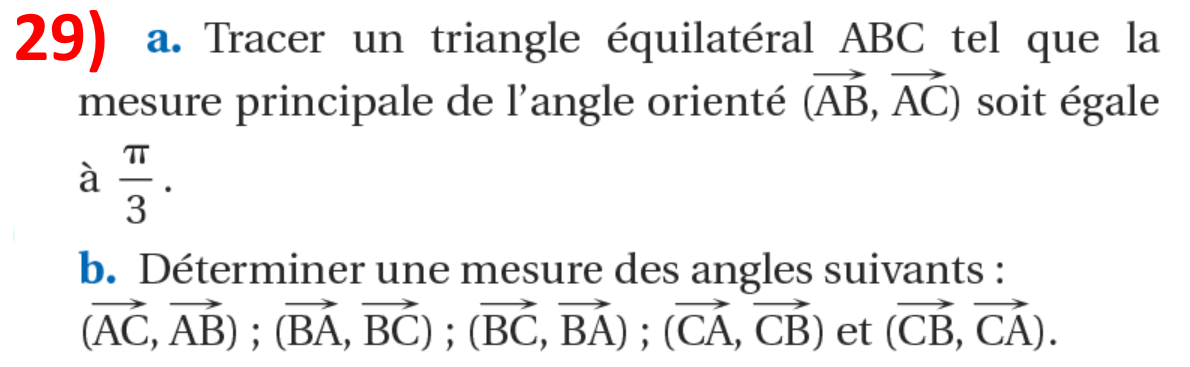 Exercice : Ex 29 [Exercices - Le Cercle Trigonométrique]